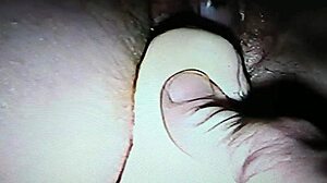 Cum Runs Out Of Dildo Fucked Wife