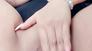 I record my squirting orgasm for my husband, you have to see it