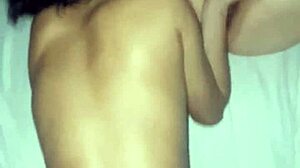 Real homemade lesbian trio with two women