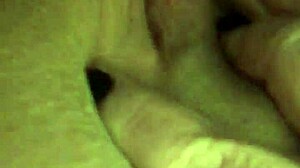 Close-Up View Of BBW Squirting On Her Toy