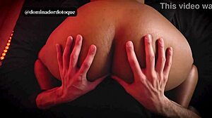 pov view of hot wife's ass. imagine massaging that big booty?