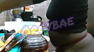 Want to see swingers wives in panties getting group ass action?