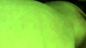 Close-Up View Of BBW Squirting On Her Toy