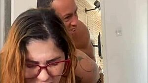 Young Couple's Intimate Moment