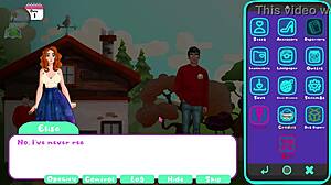 She blows him in the orchard voyeur style