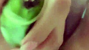 at a follower's request, i inserted a banana and my vagina got all wet 😏