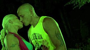 Old Bizarre Ho Receives High Definition Jizz Facial and Golden Shower Outdoor