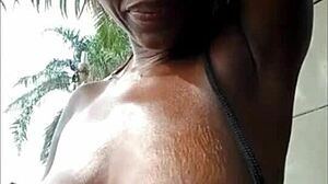 Outdoor Public Squirting Pussy Creampie with Neighbors