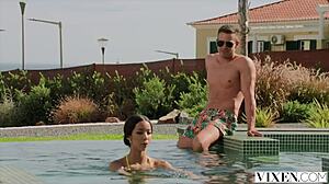 Vixen Beauty Lia Suggestively Shows Off Her Wild Pussy Side