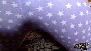 Huge Cock Pounds White Booty in Pajamas