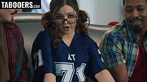 stepdaughter questions football contact sport