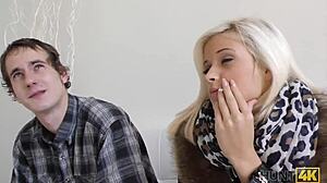 Česká mladá si užíva oral a pičkovú akciu za peniaze v európskej realite