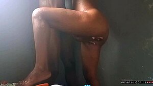 Ebony Babe Enjoys Intense Fucking Session