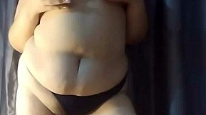 Arriving Home To Relax With Fat Chubby Belly Masturbation Orgasm