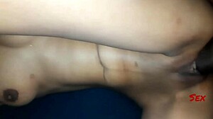 Small Pussy Devoured by Huge Cock in Homemade Scene