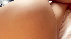 Skinny girl masturbates in bathroom before going out to fuck around 🛁