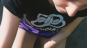 lynela nira passionately sucks king gontier's big cock, getting it wet and ready for more.