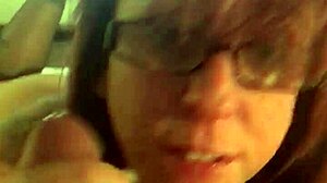 Wife passionately sucks and deepthroats my cock with emotion.