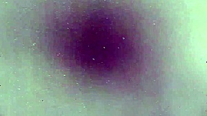 The bitch reveals her big hairy pussy