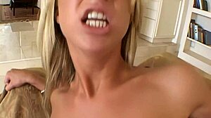 Beautiful Slutty Blonde American Girl's Intense Anal Fuck With Cumshot Facial
