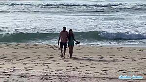 Sex on the beach with an Argentine slut