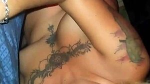 I saw this horny mexican whore getting fingered and sucking in the glory hole!