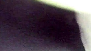 The bitch reveals her big hairy pussy