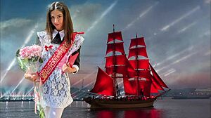 פגשתי חברת כיתה שחורה בטקס סיום וזיינתי את התחת הצר שלה בגרבונים לבנים עם קרימפי