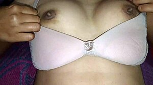 Hot wife asks, want to grope my tits?