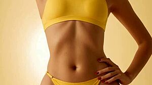 Sexy models in lingerie and panties barefoot