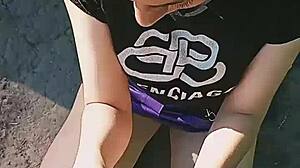 lynela nira passionately sucks king gontier's big cock, getting it wet and ready for more.