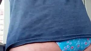 i love wearing my wife's panties and teasing