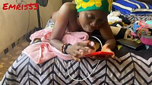 Petite Lagos Teen Twerking For Big Black Cock!