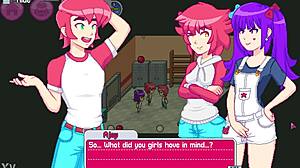 step sister and best friend HAVE THREESOME with step bro in DOGGYSTYLE cumshot