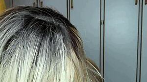 Blonde Milf In Cosplay Sucking Fan's Cock For New Video