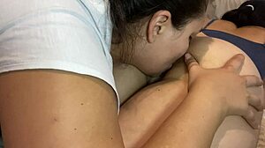 These bisexual lesbians started by licking and sucking a sweaty dirty ass in their girl-on-girl session.