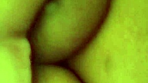 Ebony bbw performs teasing striptease and masturbation in blue film