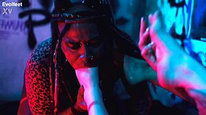 femdom tale of feet worship with deepthroat gagging