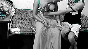Super sexy bhabhi caught alone with devar, wet pussy ready for creampie.