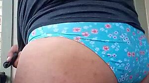 i love wearing my wife's panties and teasing