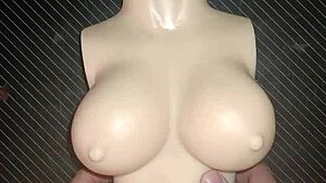 dolly me pide sexo anal y presionó sus pequeñas tetas