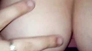 we started watching porn and she massaged my dick until i came all over