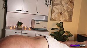 Why Not Dive Into This Teen 18 Erotic Massage With Blowjob And Handjob?