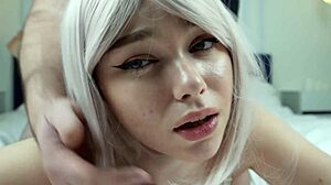 hey, fucked that juicy blonde babysitter in all slits with cowgirl riding and missionary blowjob 😈 petite 18+ college action