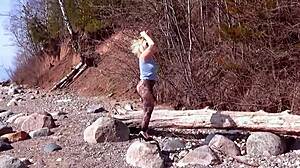 Fishnet Pantyhose Highlight Big Ass