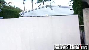 Glamorous pawg Kelsi Monroe fucks Brick Danger outdoors