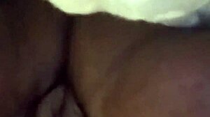 Ebony bbw performs teasing striptease and masturbation in blue film