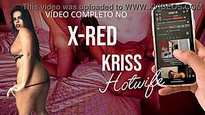 kriss hotwife slut exhibits big tits and ass in hotel hallway!