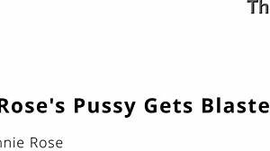 minnie rose's pussy gets blasted with cum!