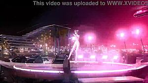 meiko in full nude cat costume showing big tits and ass